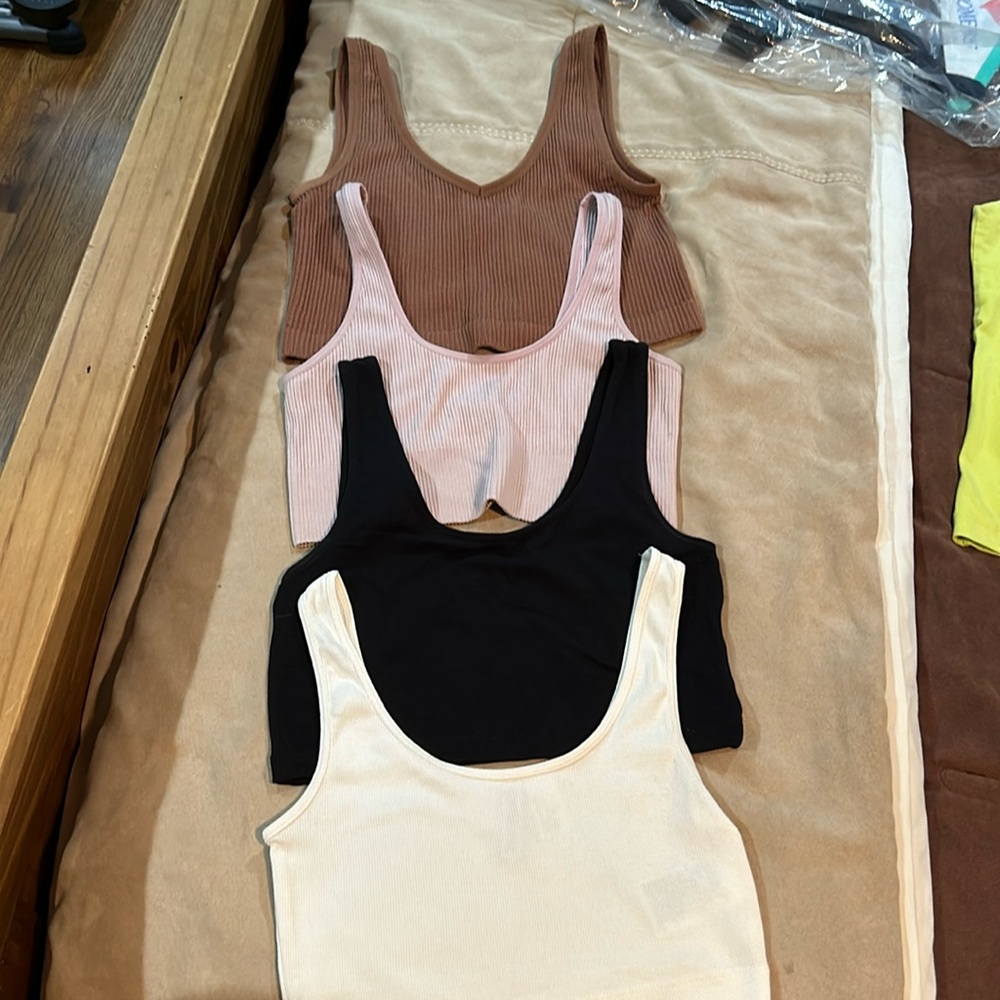 Prebundled crop tops